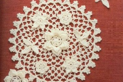 цветочные мотивы крючком