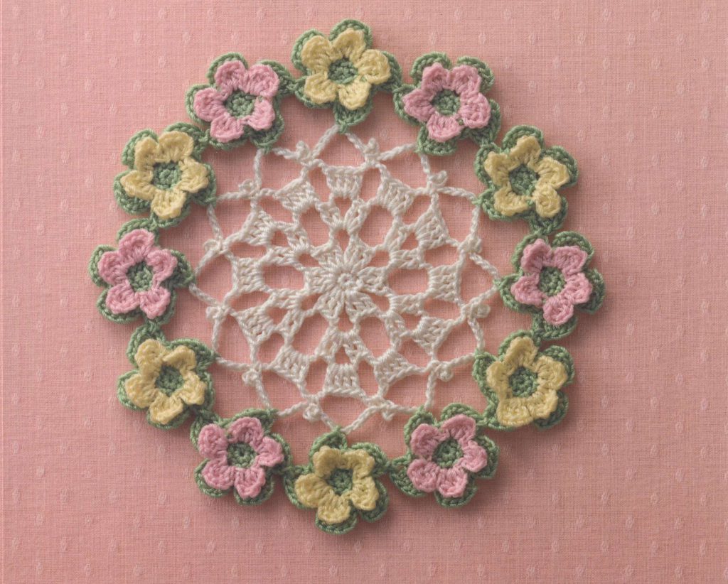 Цветочные мотивы крючком – часть 3