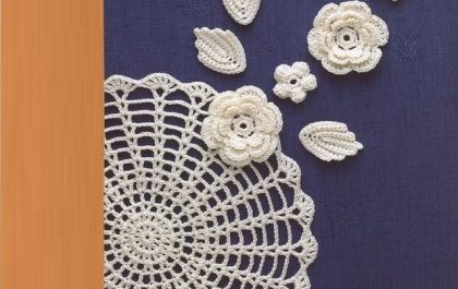 цветочные мотивы крючком