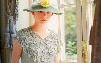 вязаное платье