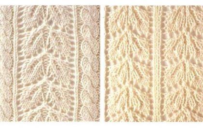 узоры спицами