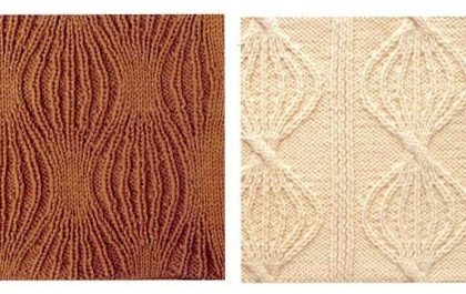 узоры спицами