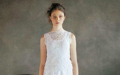 вязаный топ