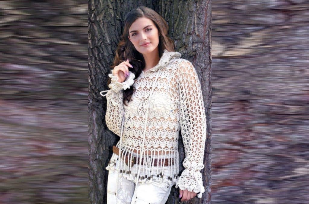 Ажурный джемпер