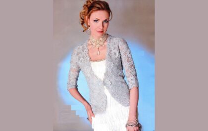 вязаный жакет