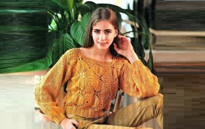 вязаный пуловер