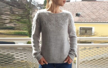 вязаный пуловер