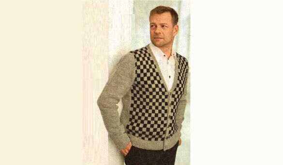 вязаный кардиган