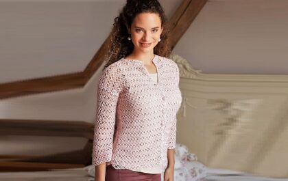 вязаный жакет