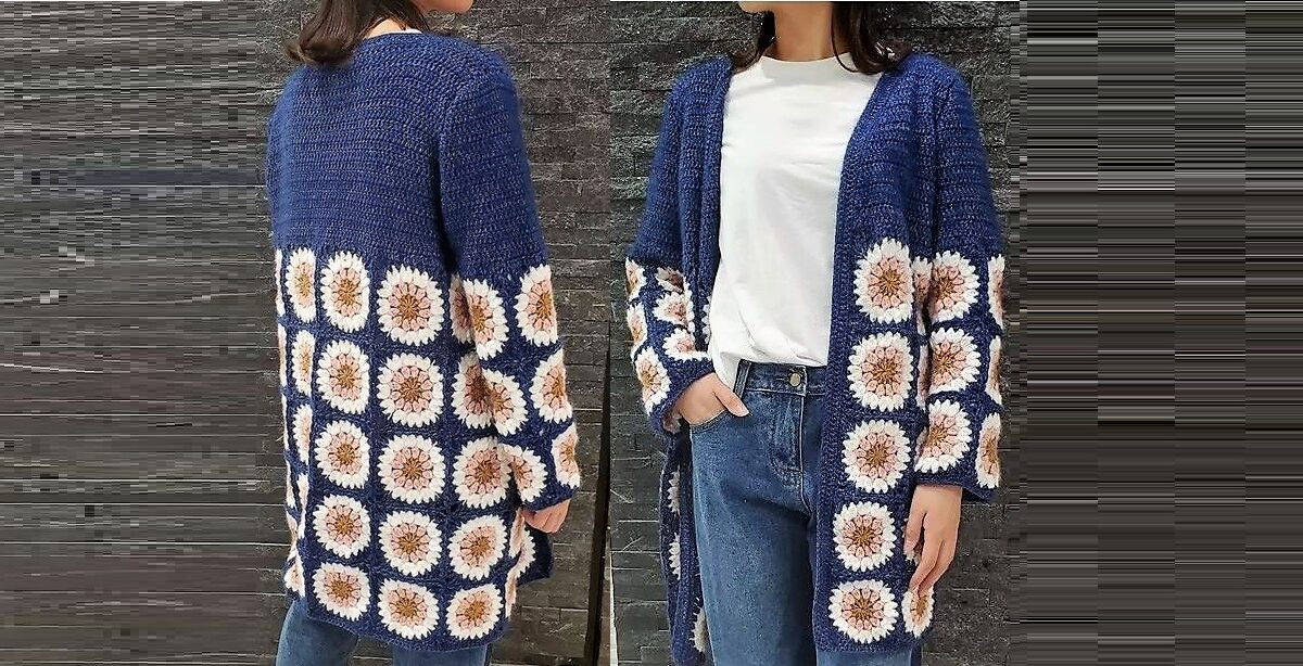 Кардиган крючком