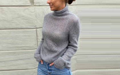 вязаный пуловер