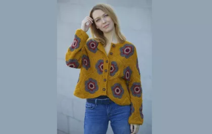 вязаный кардиган