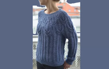 вязаный пуловер