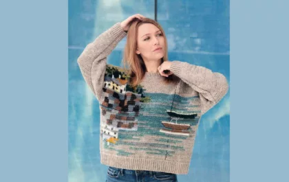 вязаный пуловер