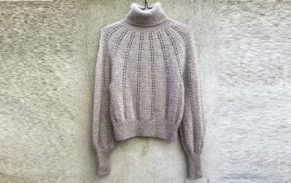 вязаный пуловер