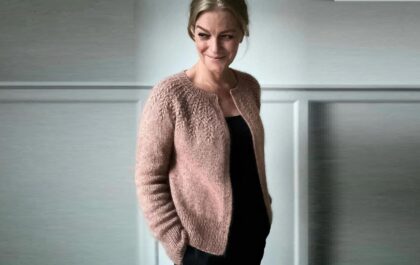 вязаный кардиган