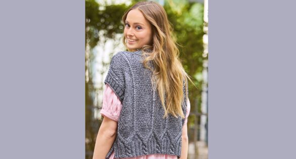 вязаный жилет