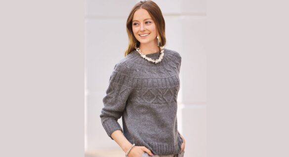 вязаный пуловер