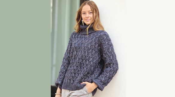 вязаный пуловер