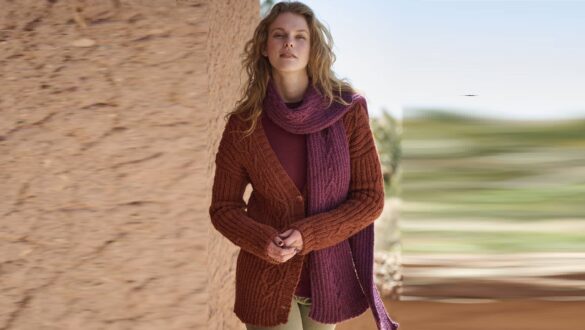 вязаный жакет