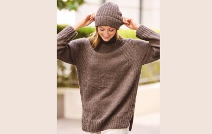 вязаный пуловер