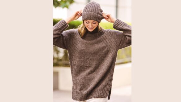 вязаный пуловер