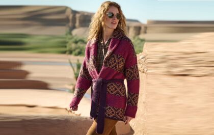 вязаный кардиган