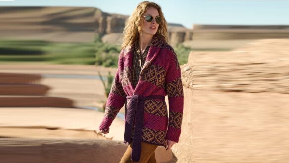 вязаный кардиган