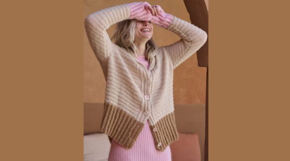 вязаный жакет