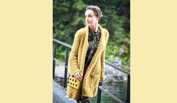 вязаный жакет