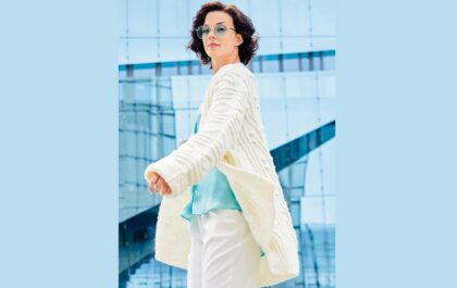 вязаный кардиган