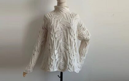 вязаный пуловер