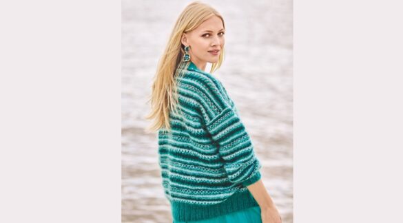 вязаный жакет