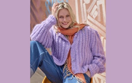 вязаный жакет