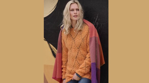 вязаный пуловер