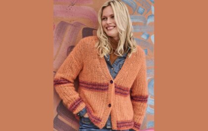 вязаный кардиган