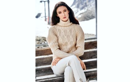 вязаный пуловер