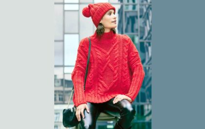 вязаный пуловер