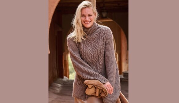 вязаный пуловер