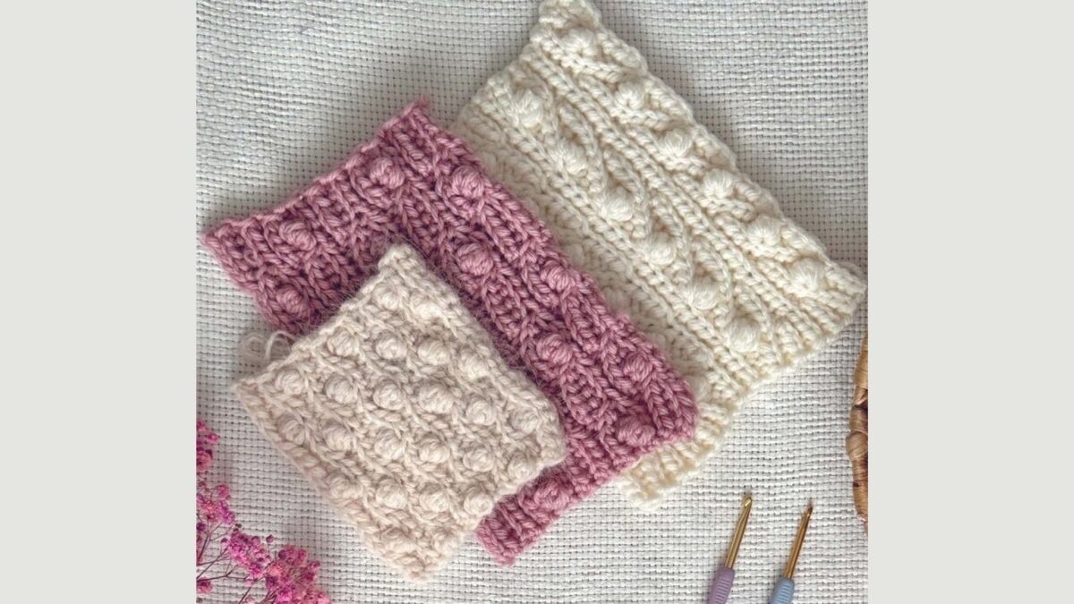 Поперечное вязание крючком от А до Я