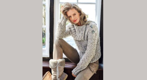 вязаный пуловер