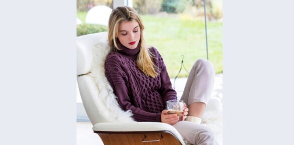 вязаный пуловер