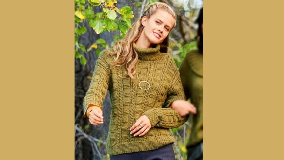 вязаный пуловер