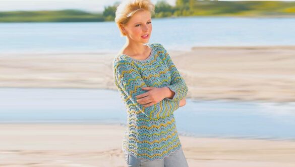 вязаный пуловер