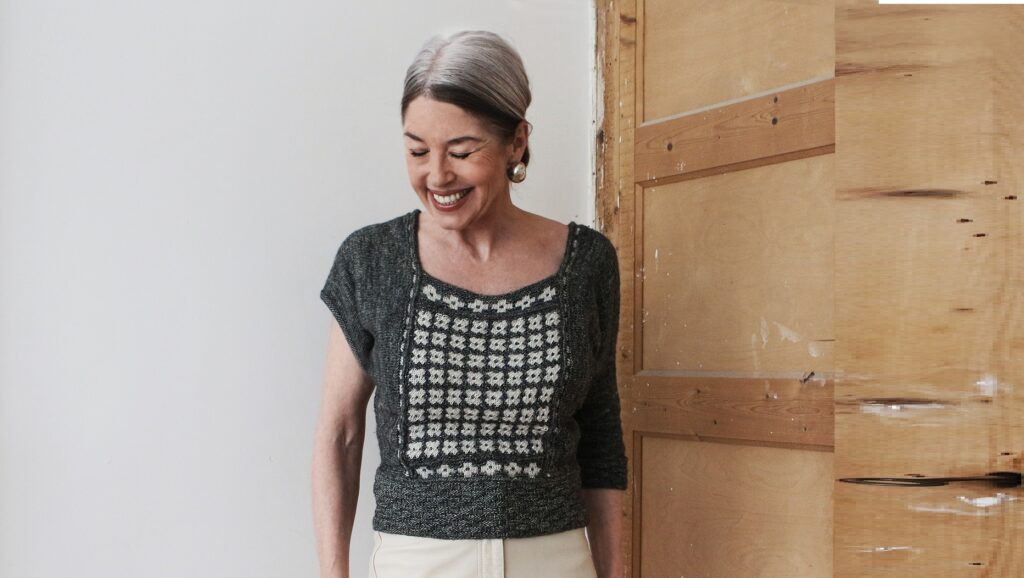 Модульный пуловер с ленивым жаккардом D’Aisi