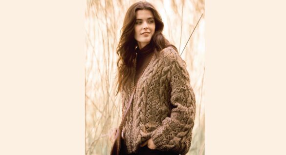 вязаный кардиган