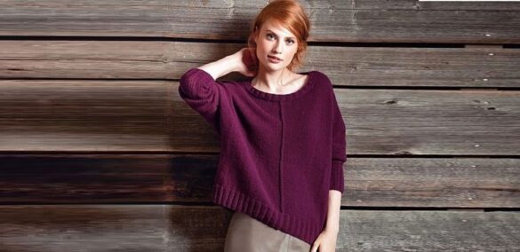 вязаный пуловер