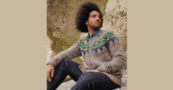 вязаный кардиган