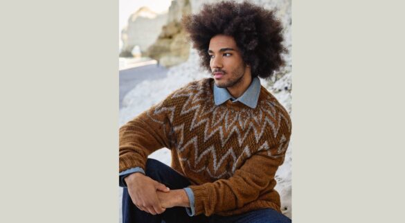 вязаный пуловер