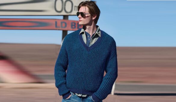 вязаный пуловер